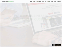 Tablet Screenshot of connecteddigital.com